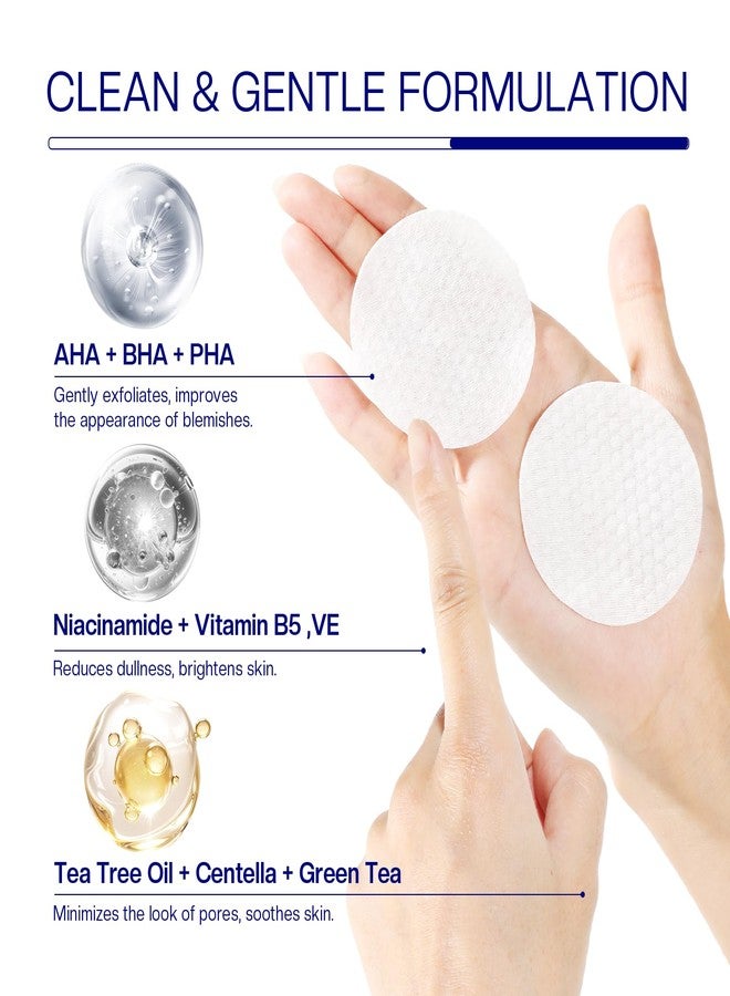 Morovan Glycolic Acid Pads 30%: Dual-Sided Face Exfoliator for Blemishes and Deep Cleaning, Clarifying Skin Tone, At-Home Peel, 65 Pads - Image 5